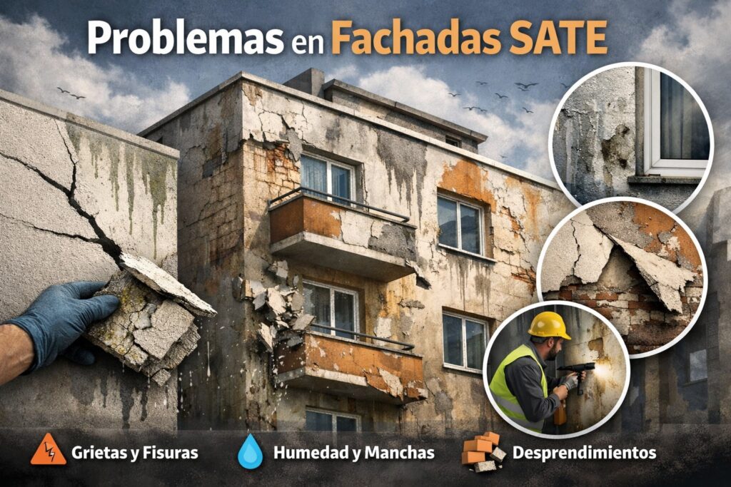 Fachada SATE problemas reales, causas y cómo solucionarlos correctamente