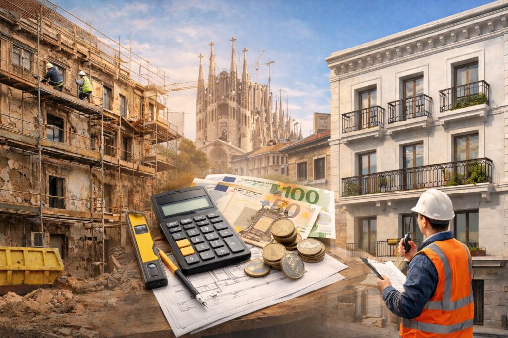 Precio rehabilitación de edificios en Barcelona qué influye realmente y cuándo pedir presupuesto