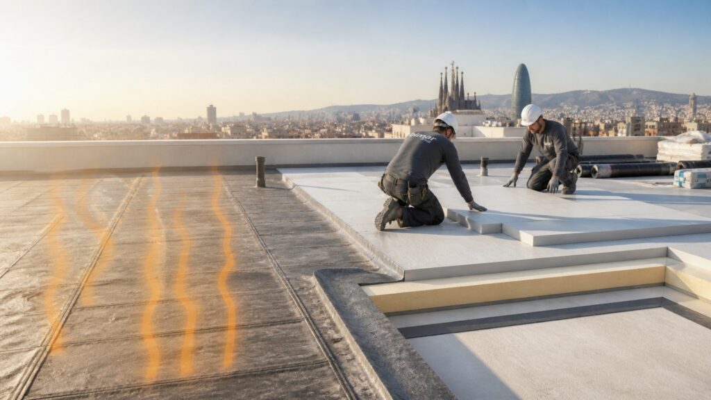 Solicita presupuesto para aislar térmicamente tu cubierta en Barcelona